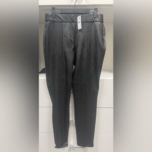 Faux Leather High Waist Leggings